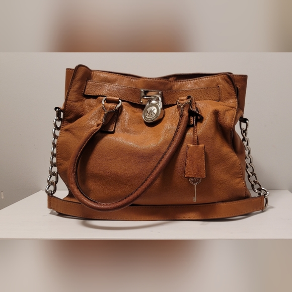 Michael Kors Hamilton Leather Bag - Picture 7 of 12